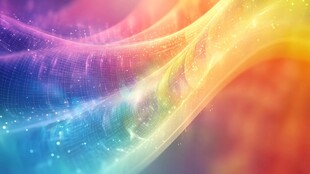 梦幻炫彩流动光影背景图