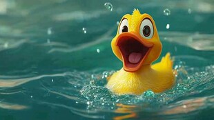 小黄鸭欢乐戏水