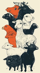 群兽汇聚的奇幻动物集合