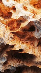 梦幻纹理岩石艺术景观