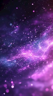 梦幻紫色星空背景