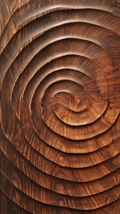 木质螺旋纹理艺术图案