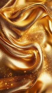金色闪耀丝绸纹理背景