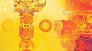 中式古典元素绚丽背景图