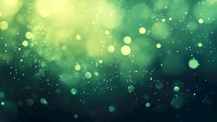 梦幻绿调光斑背景图