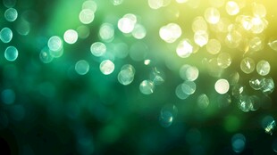 梦幻绿调光斑背景图