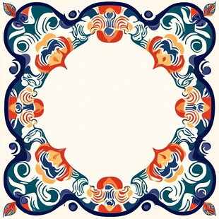 复古民族风精美装饰边框