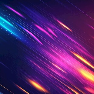 梦幻炫彩光线背景图