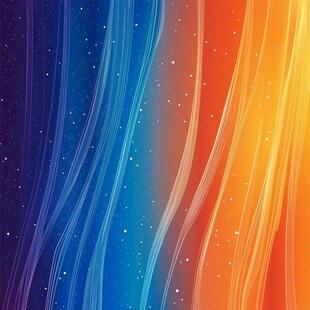 梦幻炫彩渐变星空背景图