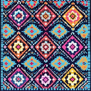 民族风几何图案精美纹样