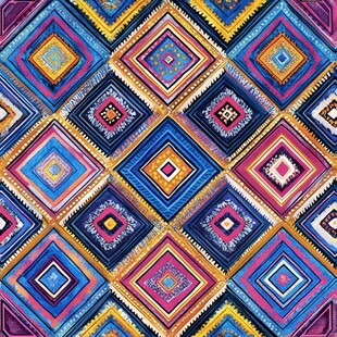 多彩几何民族风图案纹理