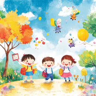 欢乐上学路的童趣时光