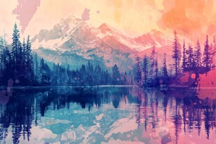 梦幻山水间的自然美景