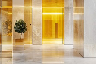 现代奢华大厅内景展示