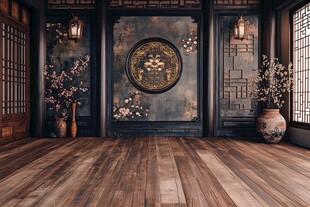 中式古风典雅室内空间