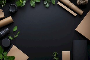 简约包装与绿植创意组合