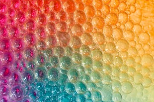 梦幻多彩泡泡微观世界