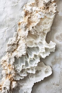 奇异白色晶体矿石纹理