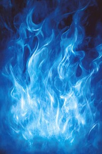 蓝色火焰特效背景图