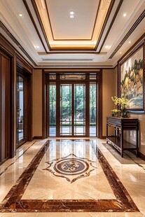 豪华大气的别墅入户门厅