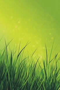清新绿草地背景图