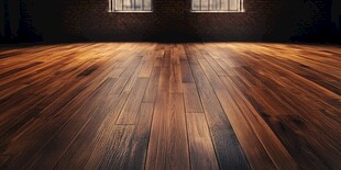 复古木质地板室内空间