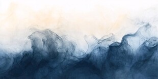 水墨云雾抽象艺术背景图