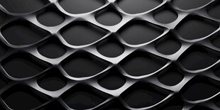 黑色几何网状结构背景图