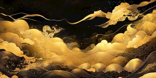 金色云海 尽显东方气韵