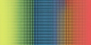 彩色渐变点阵背景图案