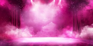 梦幻粉色舞台背景效果