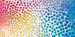 多彩渐变圆点背景图案