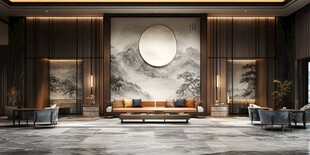 中式典雅客厅室内设计图