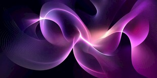 梦幻紫色流动光影背景