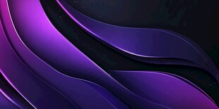 紫色动感曲线抽象背景图