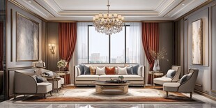 豪华大气的欧式风格客厅