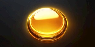 金色闪耀圆形按钮特效