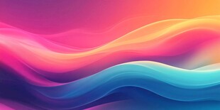 梦幻渐变波浪背景图案