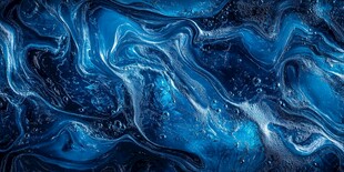 梦幻蓝色流体纹理背景