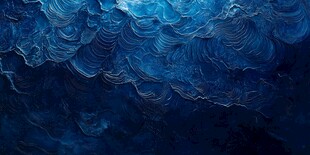 深海蓝色波纹抽象纹理