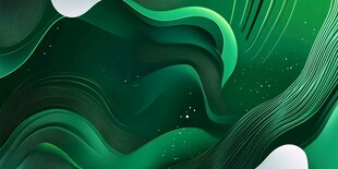 翠绿动感抽象流体背景图