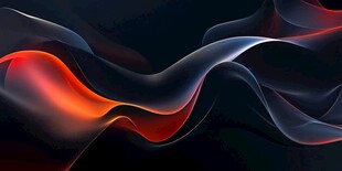 流动炫彩波纹背景图