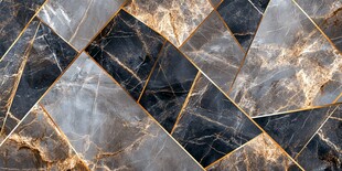 奢华大理石拼贴纹理图案