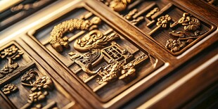 中式木雕艺术精致细节