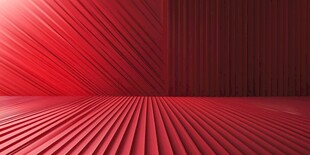 红色条纹立体空间背景