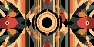 几何抽象艺术图案设计