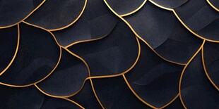 黑金鱼鳞质感纹理背景