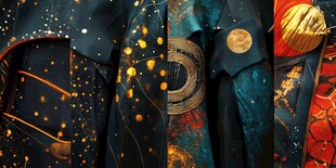 绚丽多彩的抽象艺术服饰