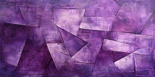 紫色几何抽象艺术画作