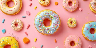 缤纷甜甜圈 装点甜蜜时刻